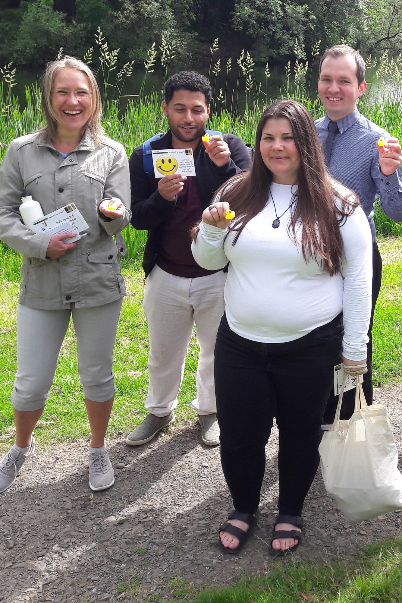 Walking event on positive mindset